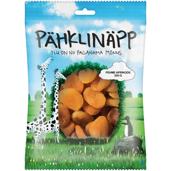 Pähklinäpp pehmed aprikoosid 250 g