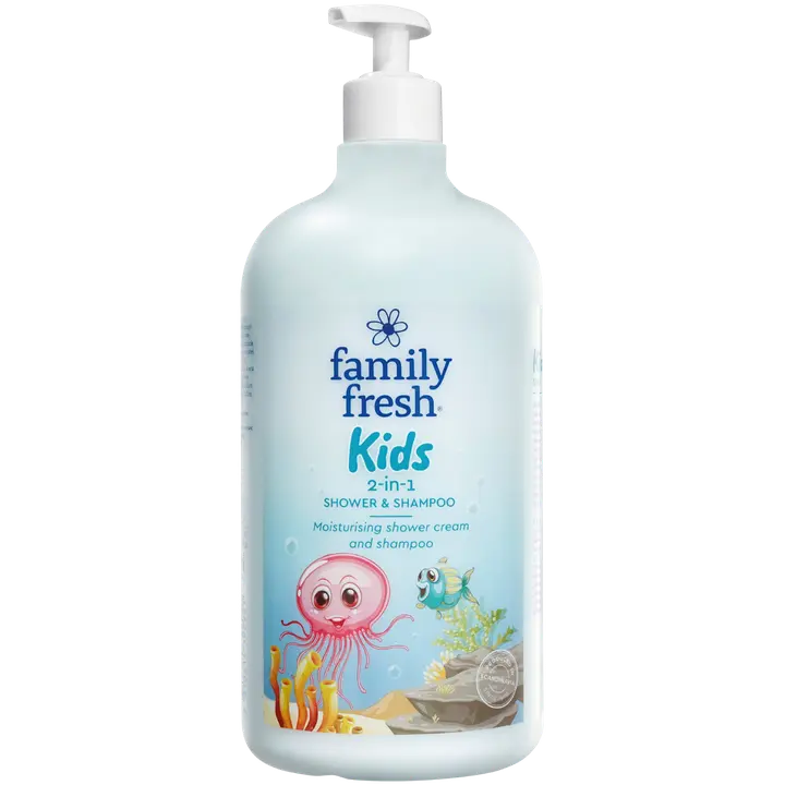 Family Fresh Kids 2-in-1 shower & shampoo suihkusaippua 1000ml