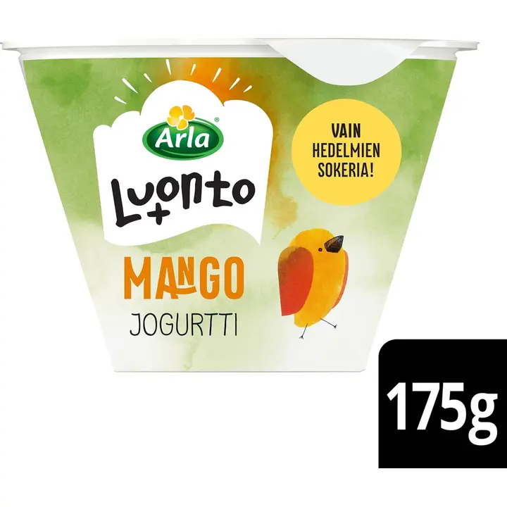 Arla Luonto+ AB laktoositon 175 g mangojogurtti