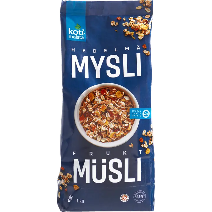 Kotimaista hedelmämysli 1 kg