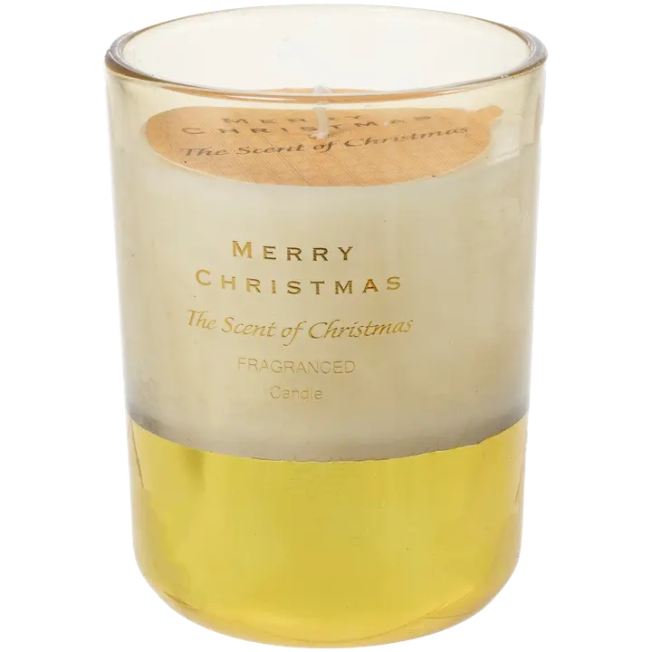 Lõhnaküünal 8x10,5 cm kollane