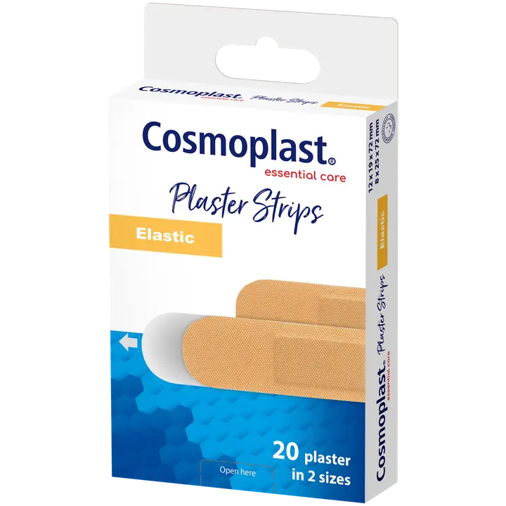 Haavaplaaster Cosmoplast Essential Care Elastic 20tk