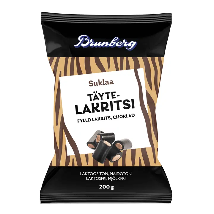 Brunberg Suklaa täytelakritsi 200g