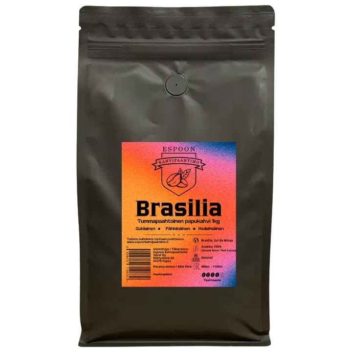 Espoon Kahvipaahtimo Brasilia papukahvi 1 kg