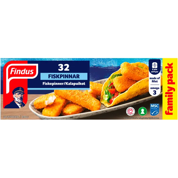 Findus Filee kalapuikot 896g