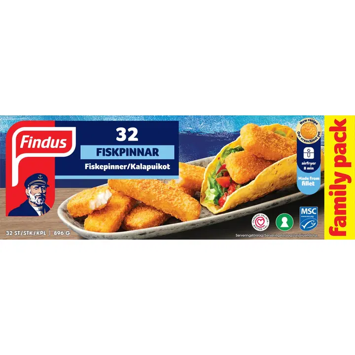 Findus Filee kalapuikot 896g