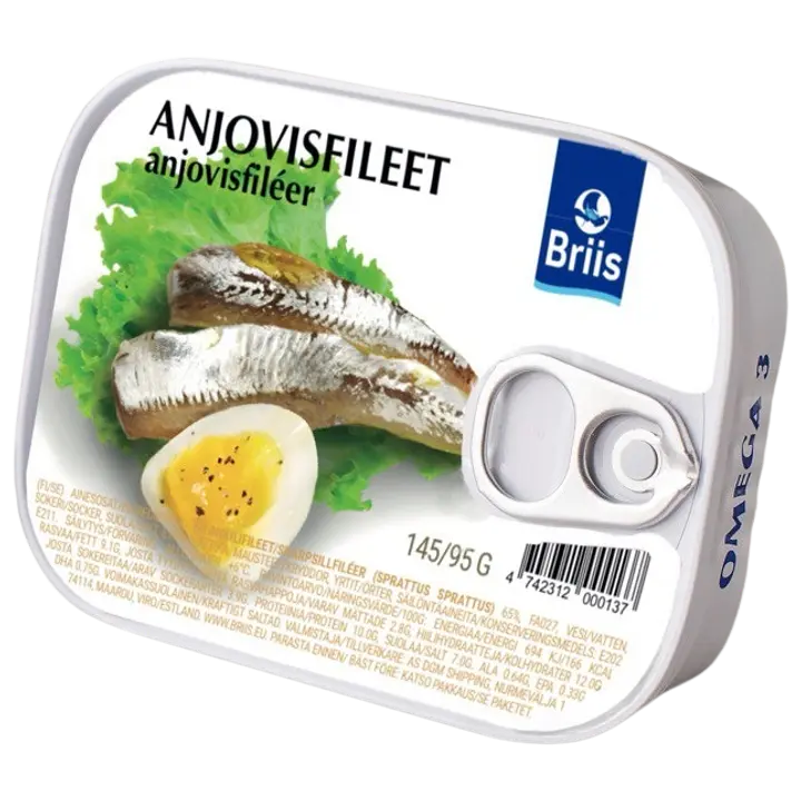 Briis Anchovy Klassikaline Filee 145G