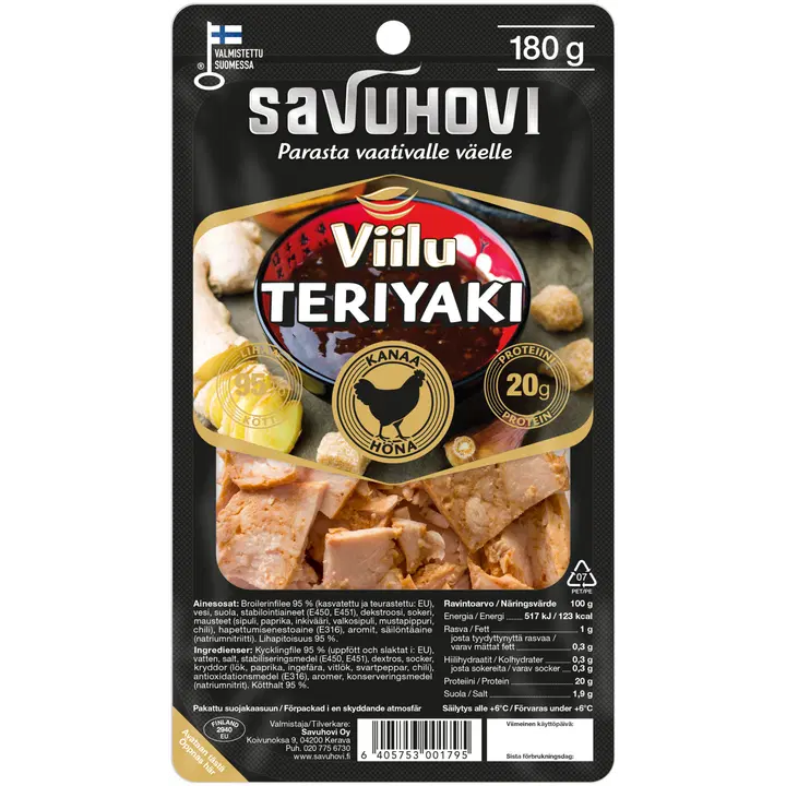 Savuhovi Viilu Teriyaki kana 180g