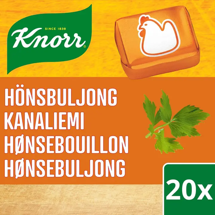Knorr kanapuljongikuubikud 20 × 10 g