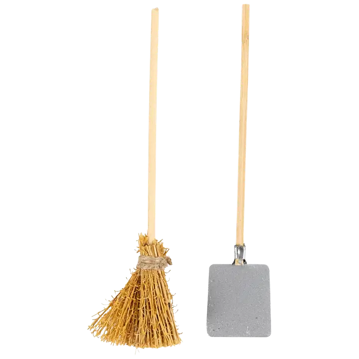 Creativ Company lapio ja luuta, miniatyyri