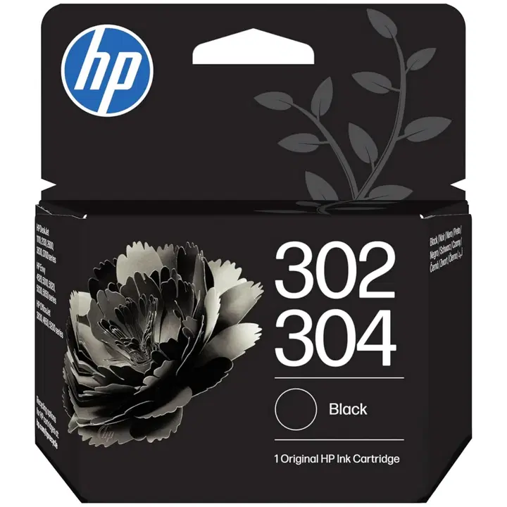 HP mustepatruuna 302/304 musta