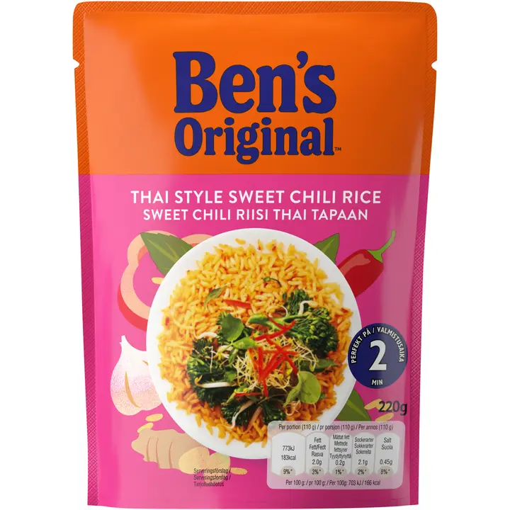 Ben's Original Thai sweet chili valmisriisi 220g