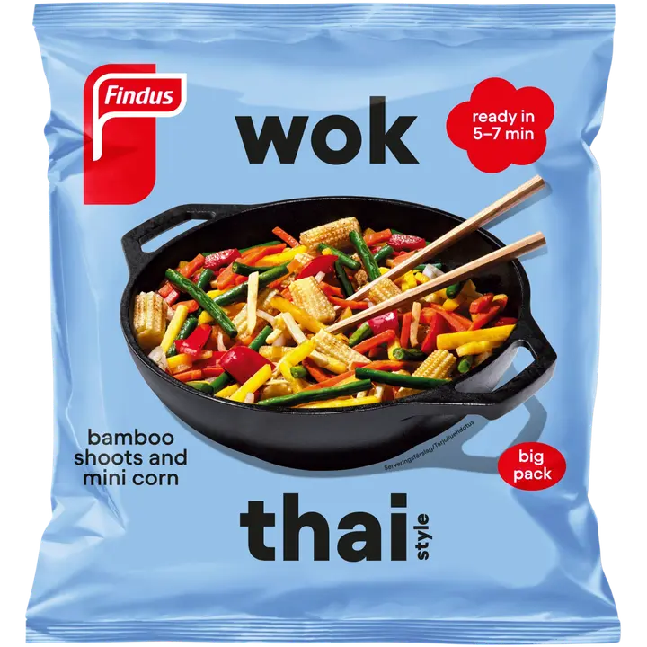 Findus Wok Thai Style 850g, pakaste
