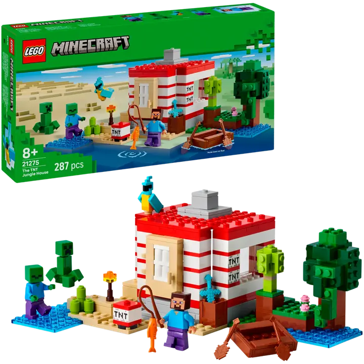 LEGO® Minecraft 21275 TNT-viidakkotalo