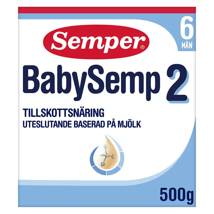 Semper BabySemp2 Maitopohjainen vieroitusvalmiste alkaen 6 kk, jauhe 500g