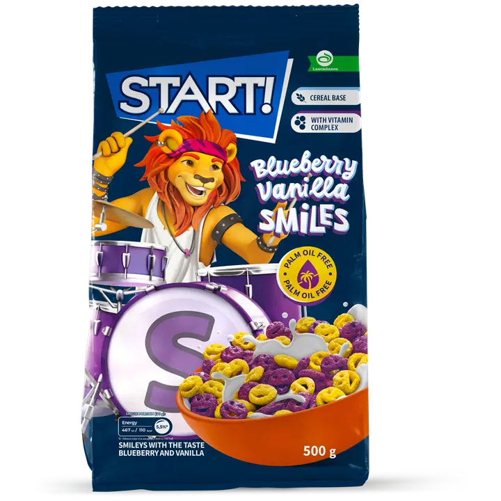 Start mustika&vanilje hommikusöögihelbed 500g
