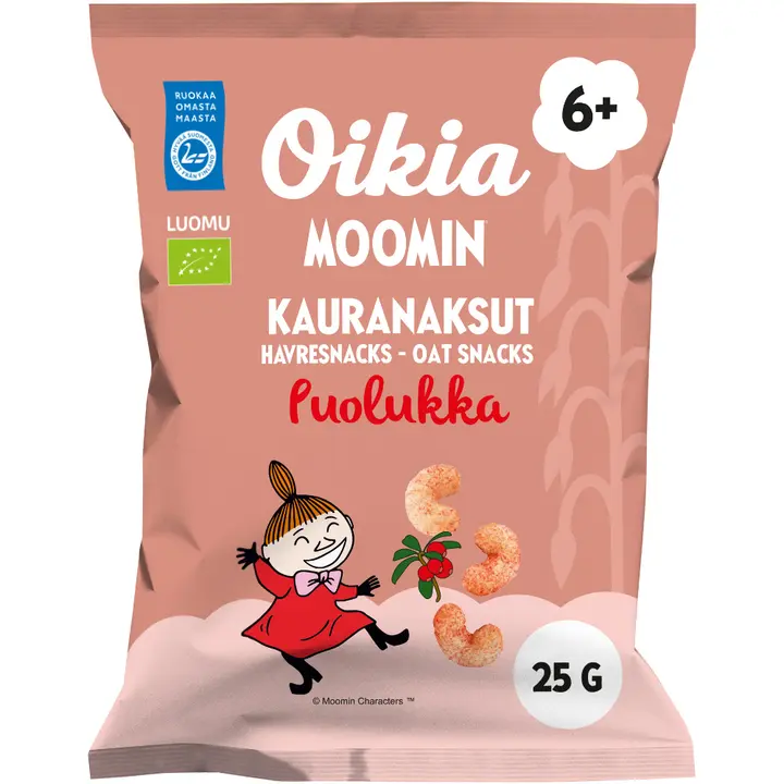 Oikia Muumi kaerapulgad pohlaga 6k 25 g