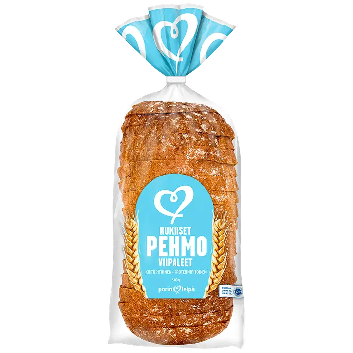 Porin Leipä Rukiiset pehmo viipaleet 500g
