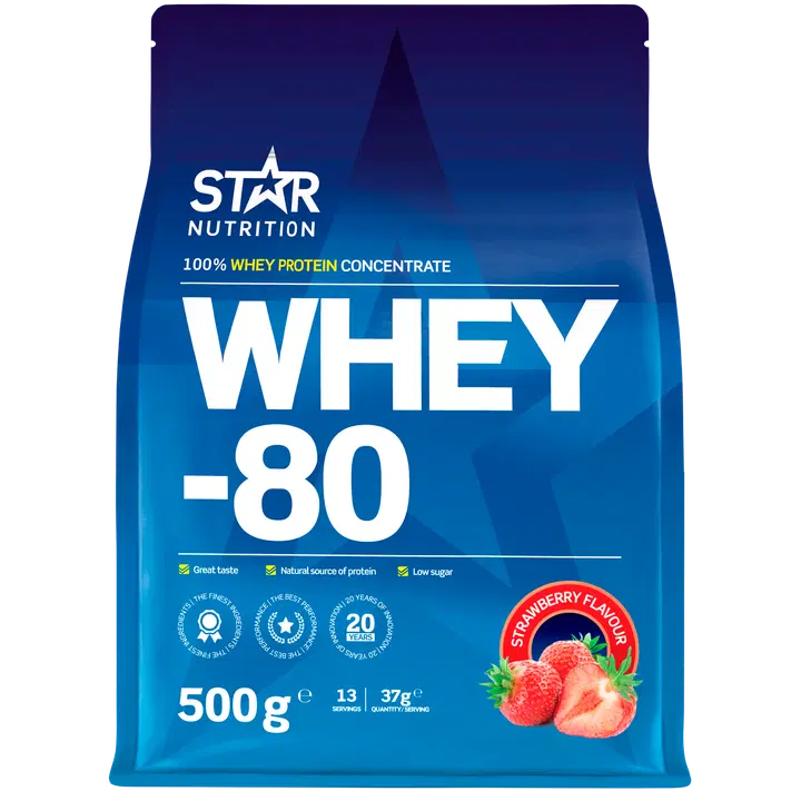 Star Nutrition Whey-80 Strawberry 500g