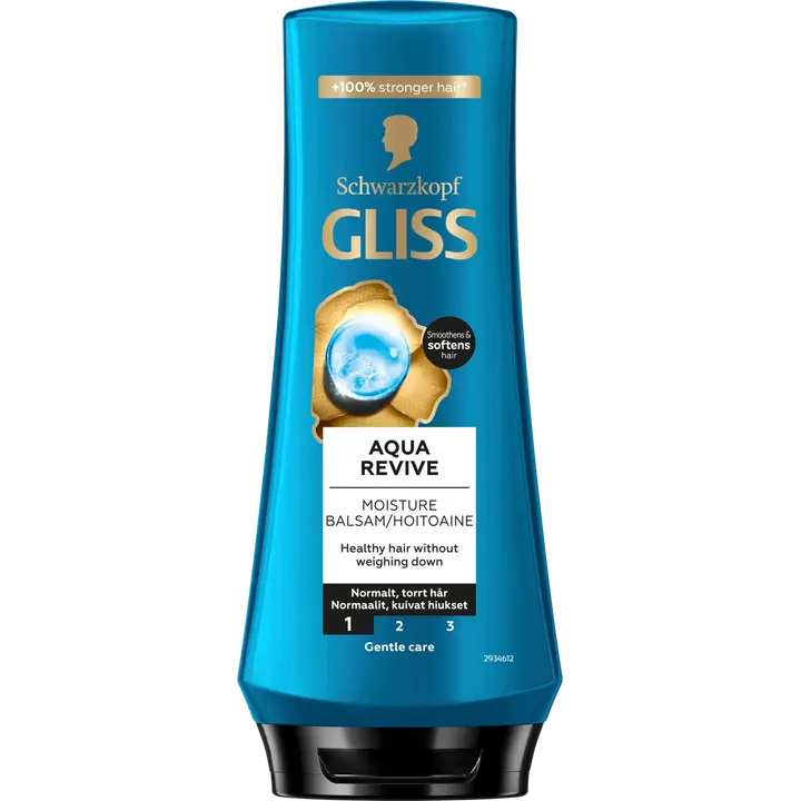 Schwarzkopf Gliss Aqua Revive hoitoaine 200 ml