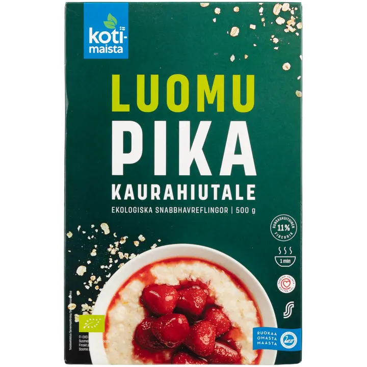 Kotimaista kiirkaerahelbed, mahetoode, 500 g
