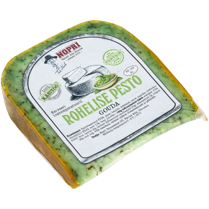 Nopri Gouda Roheline Pesto, 250 g