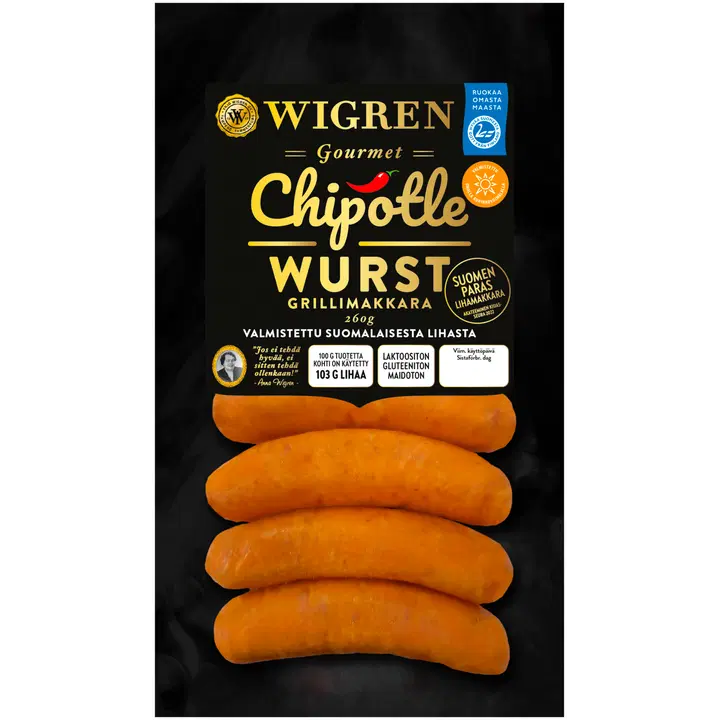 Wigren Chipotlewurst Grillimakkara 260g