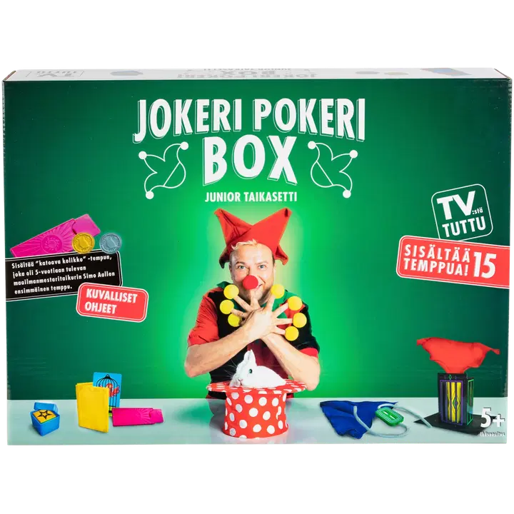 Jokeri Pokeri Box Junior taikasetti 15 temppua