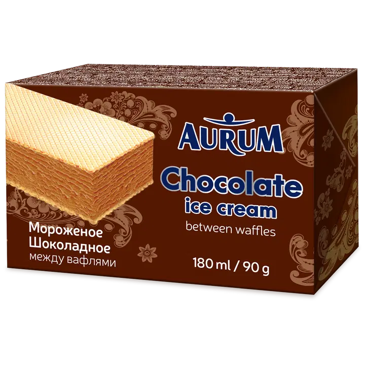 Aurum Jäätis Šokolaadi Vahvlitega 180 ml/ 90 g