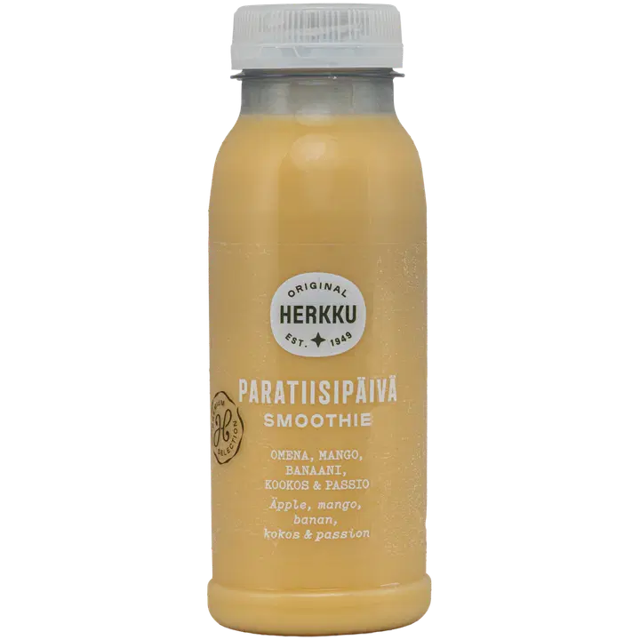 Herkku Paratiisipäivä hedelmäsmoothie kookosmaidolla 250 ml