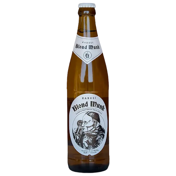 Karksi Blond Munk õlu 6%vol 500ml
