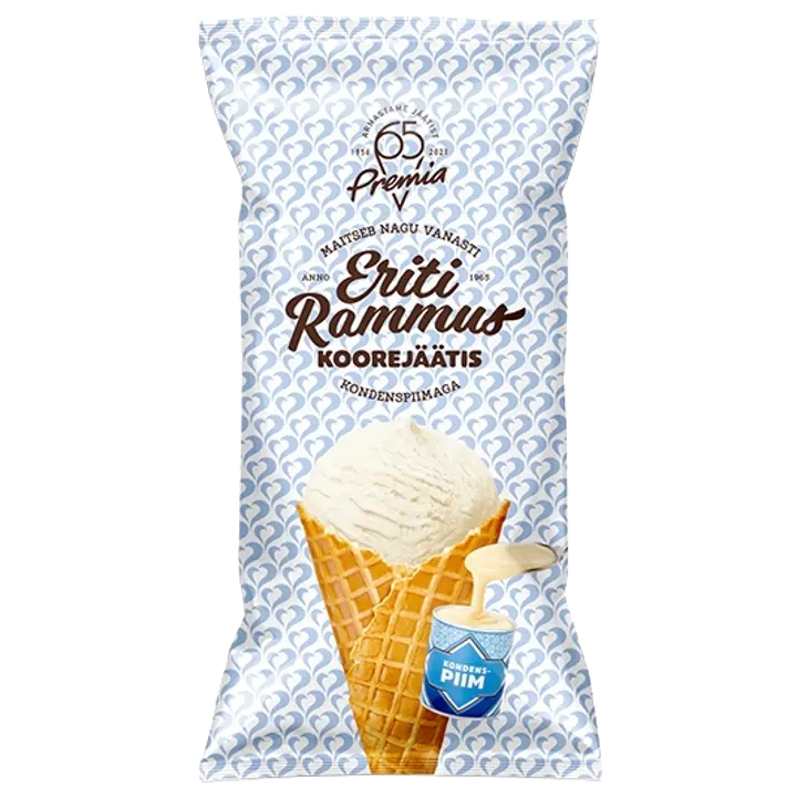 Eriti Rammus Kondenspiima Koorejäätis 100g/200 ml