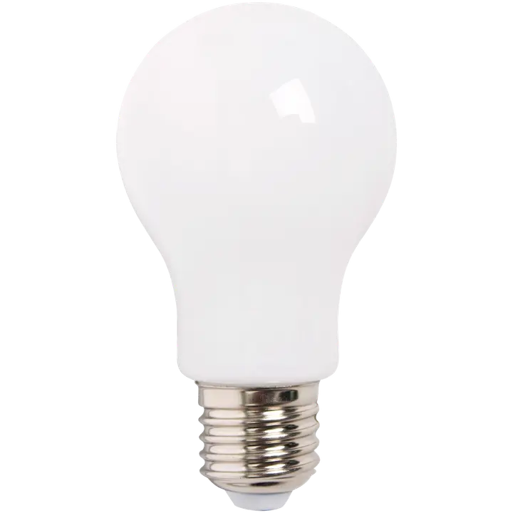 Airam LED vakiokupu 470lm 4000K E27 opaali fullglass 2BX