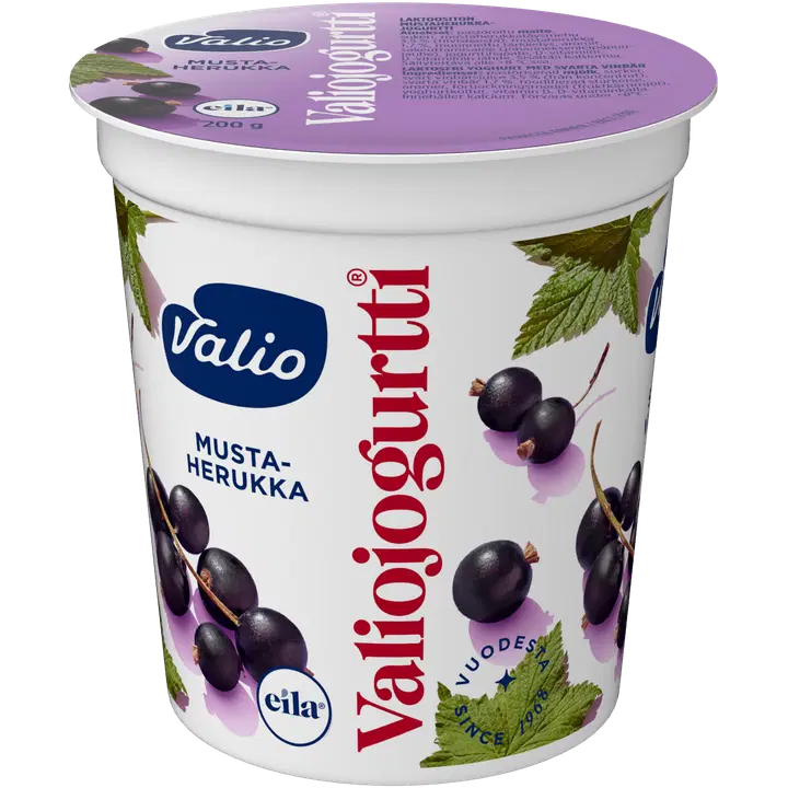 Valiojogurtti® svart vinbär säsongsmak laktosfri 200 g