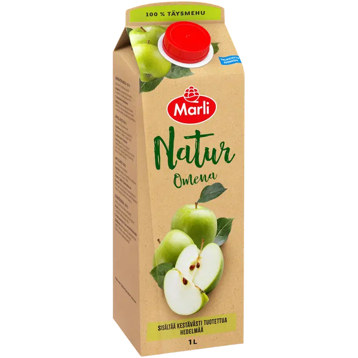 Marli Natur Omenatäysmehu 100% 1 L