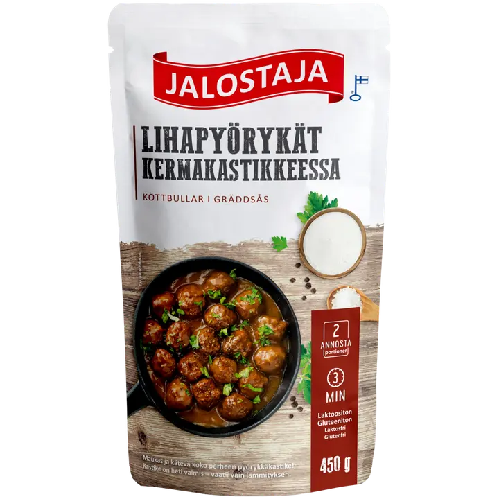 Jalostaja Lihapyörykät kermakastikkeessa 450 g