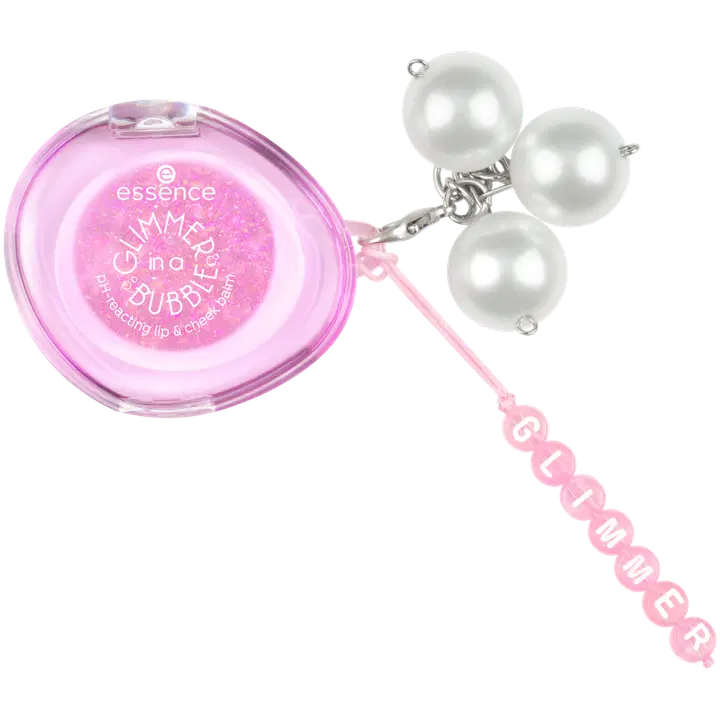essence GLIMMER IN A BUBBLE pH-reacting lip & cheek balm 01 Soft Glimmerin' 2.4 g