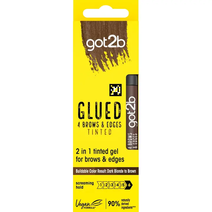 got2b 4 Brows & Edges Glued Gel Brown 16ml
