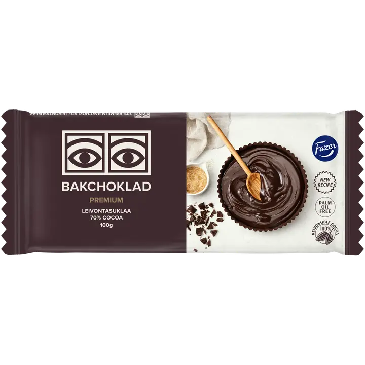 Fazer Ögon premium tume šokolaad 100g