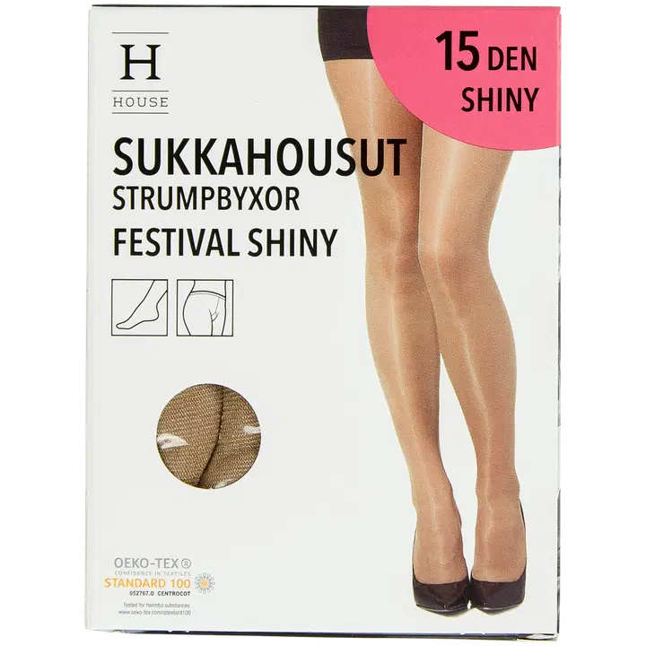 House naisten sukkahousut Festival Shiny 15 den Sun, koko 36-40