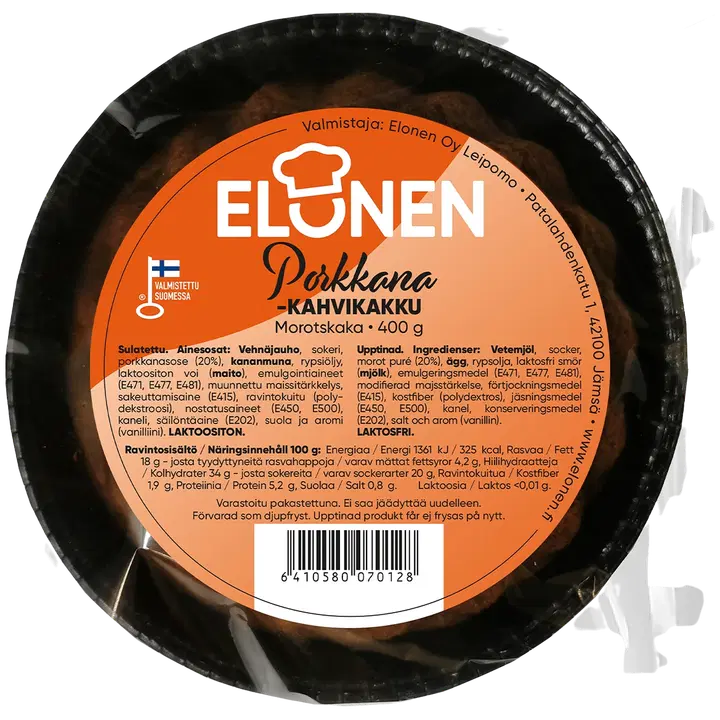 Elonen Porkkanakahvikakku 400g
