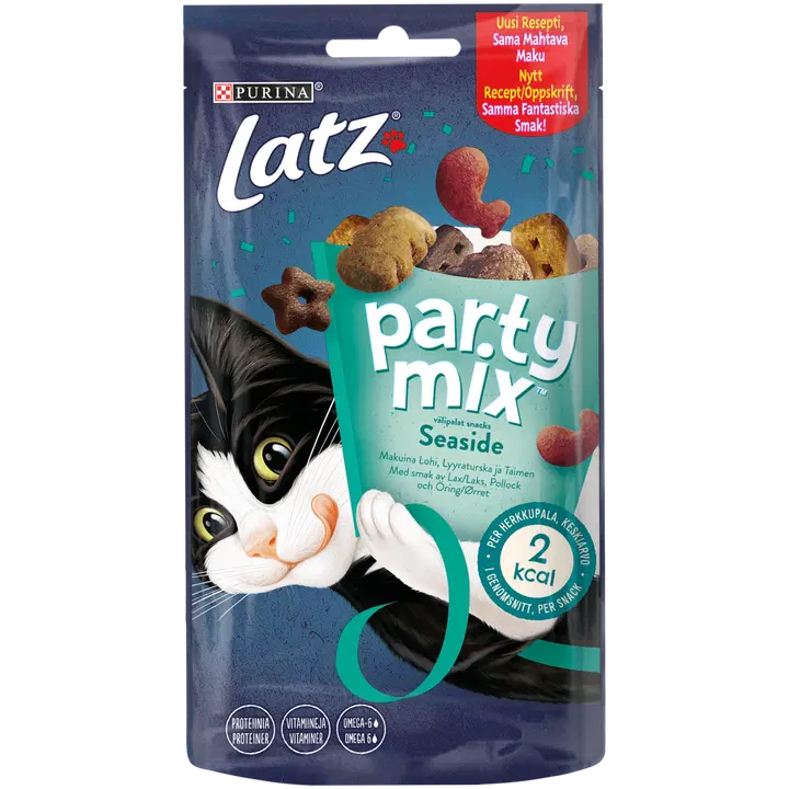 Latz 60g Party Mix snacks Seaside Mix Lohen, Seitin & Taimenen makuinen