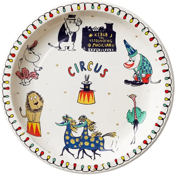 Papptaldrik 22cm 12 tk Moomin