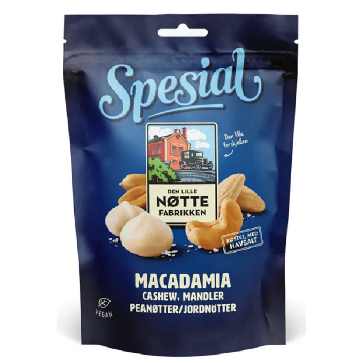 Den Lille Nøttefabrikken Spesial pähkinäsekoitus 190g
