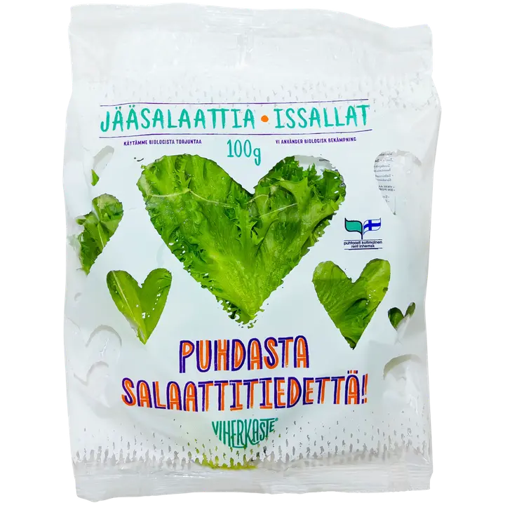 Viherkaste Jääsalaattipussi 100 g