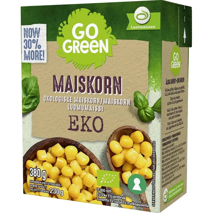 GoGreen Luomumaissi 380g
