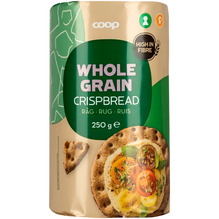 Coop täysjyväruisnäkkileipä 250 g