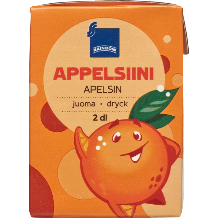 Rainbow appelsiinijuoma 2dl
