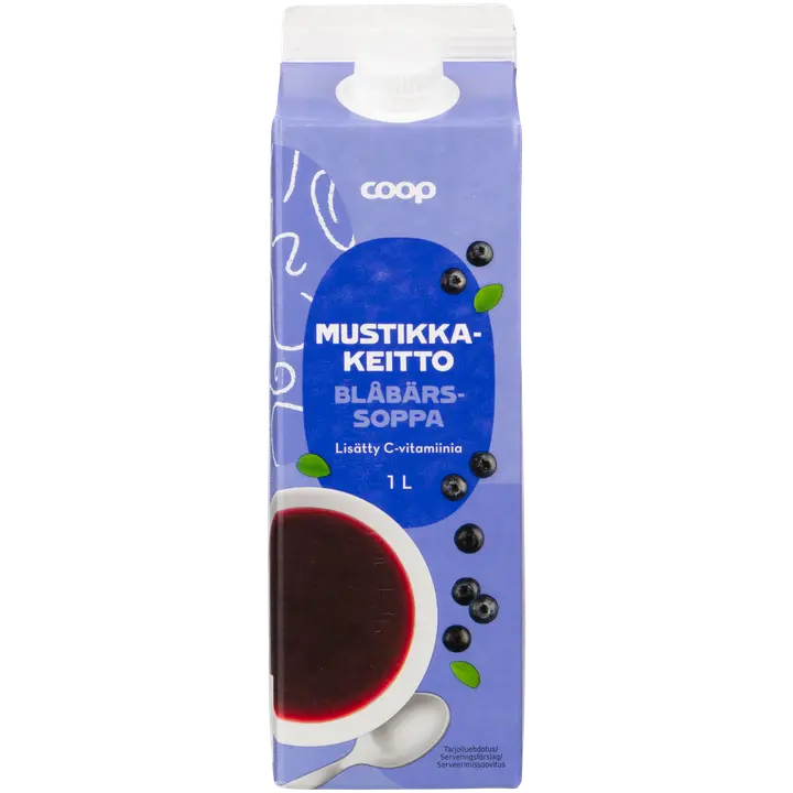 Coop mustikkakeitto 1l