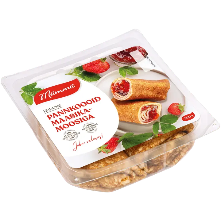 Mamma Pannkoogid Maasikamoosiga 200 G